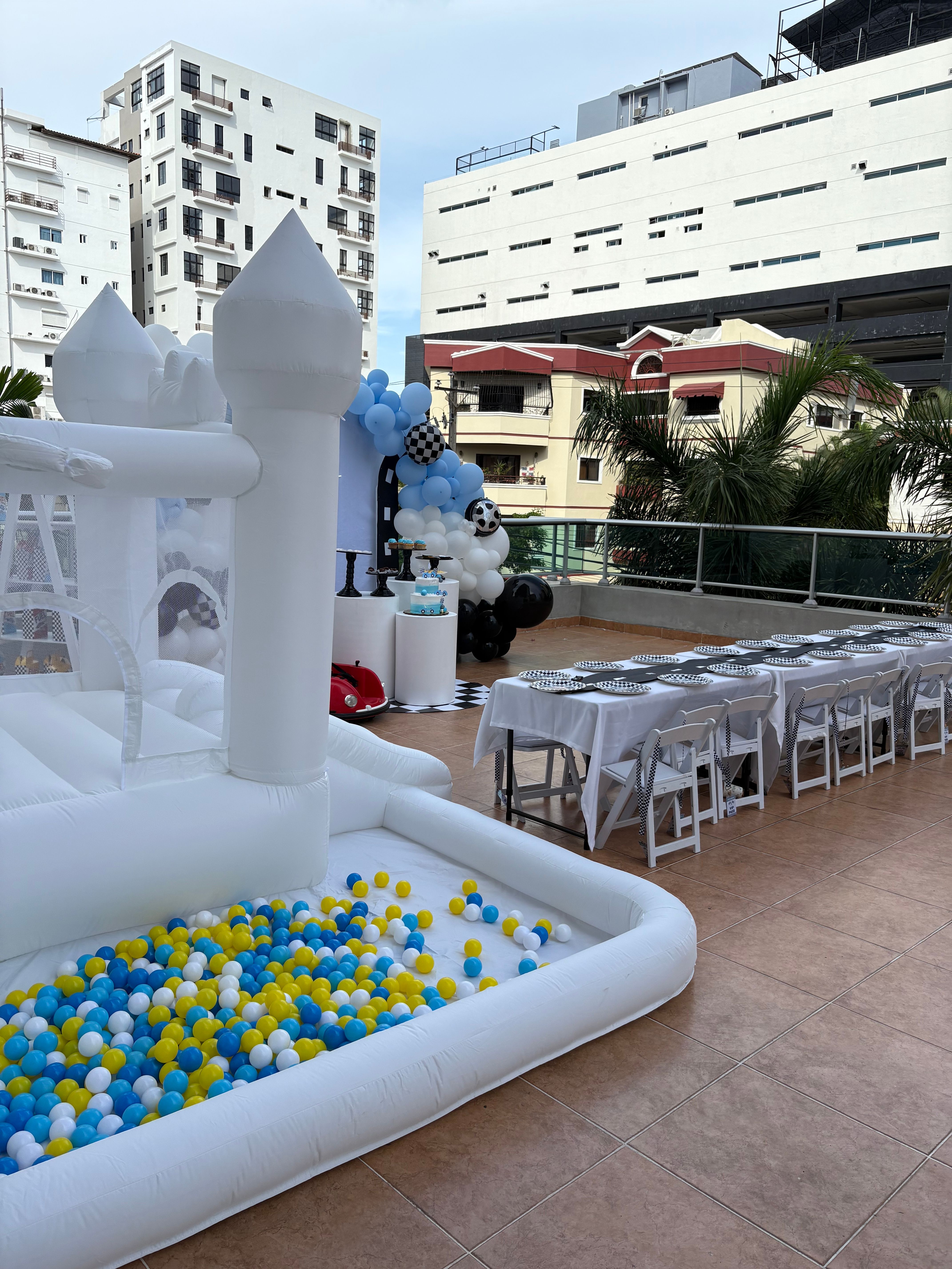 Juego Inflable blanco